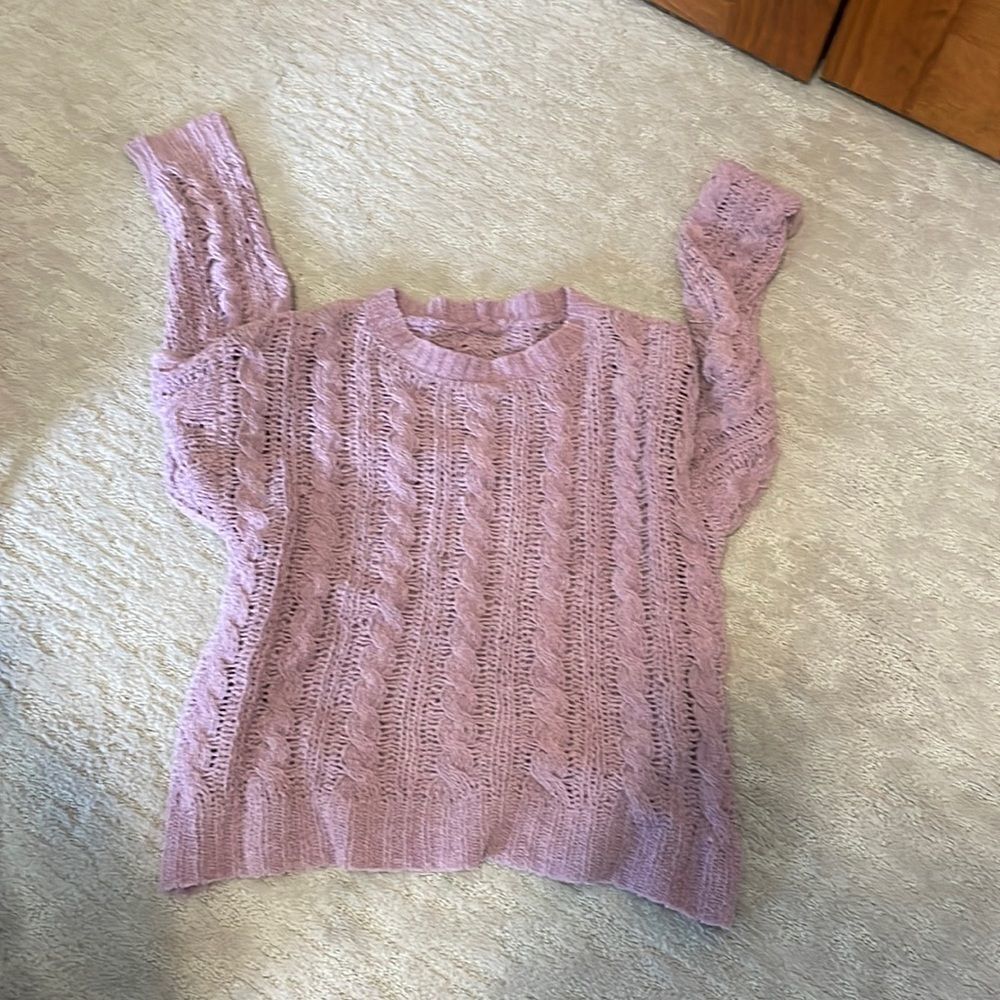 American Eagle velour sweater 